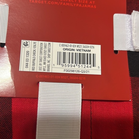 Wondershop Mens Red Buffalo Check Plaid 2pc Pajama Set - Red (Large) - Picture 8 of 8